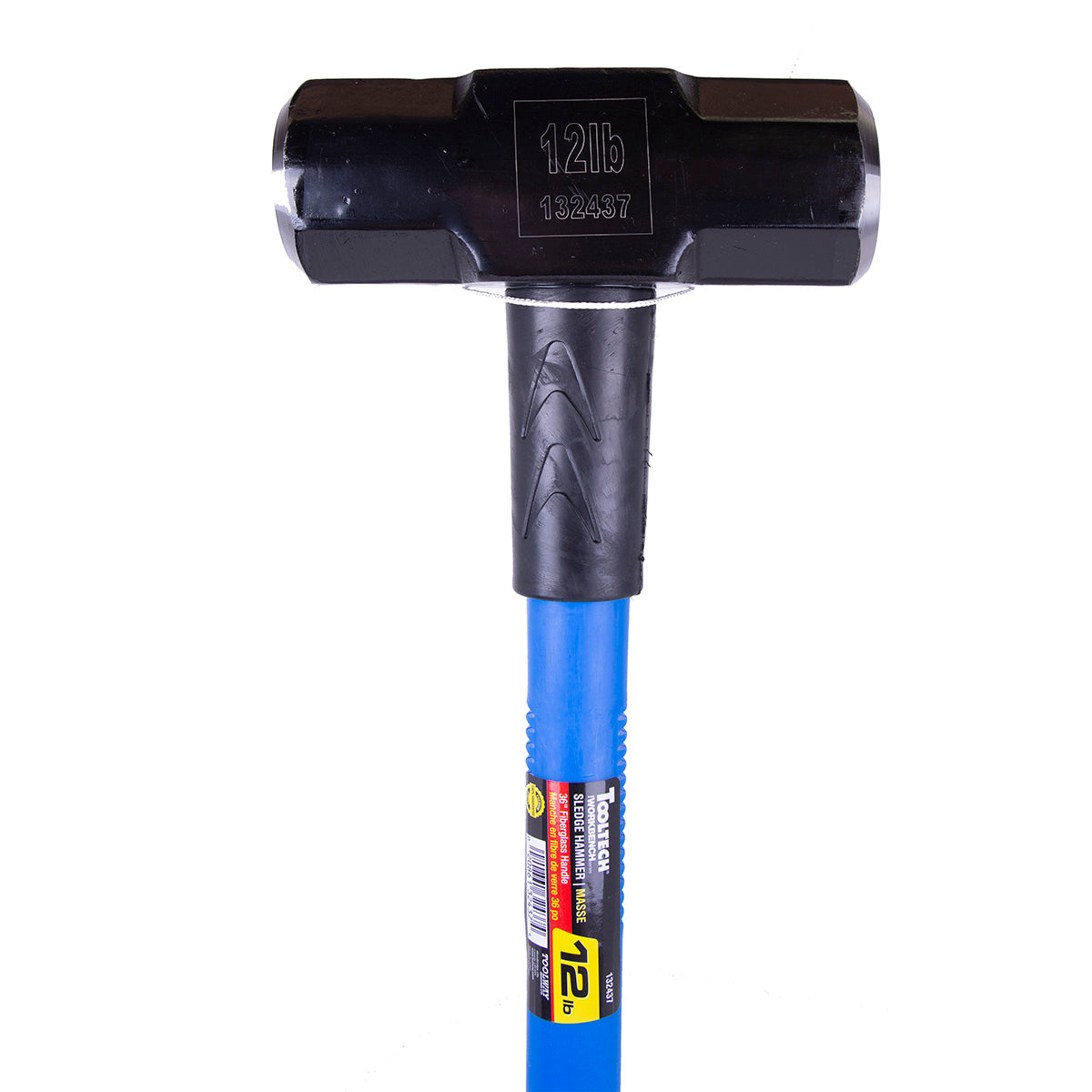 Toolway 132437, Sledge Hammer 12 LB Fiberglass Handle