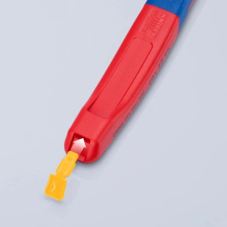Knipex 74 22 200 SBA, 8 in. High-Leverage 12-Degree Angled Diagonal Side Cutting Pliers