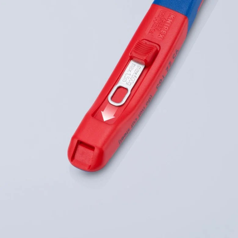 Knipex 74 22 200 SBA, 8 in. High-Leverage 12-Degree Angled Diagonal Side Cutting Pliers