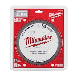 Milwaukee 48-40-4345, 8" 58T Aluminum Cutting Circular Saw Blade