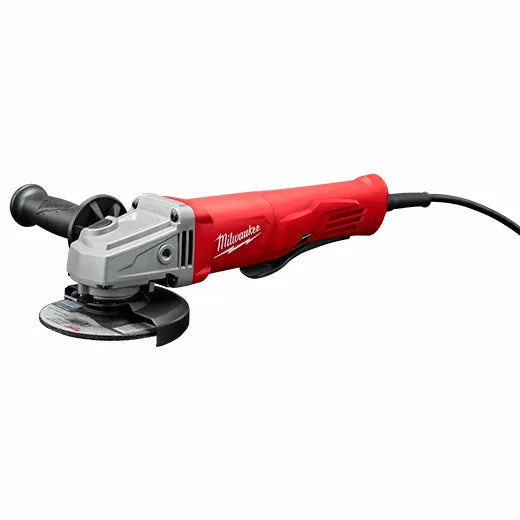 Milwaukee 6142-30, 11 Amp Corded 4-1/2 in. Small Angle Grinder with Lock-On Paddle Switch