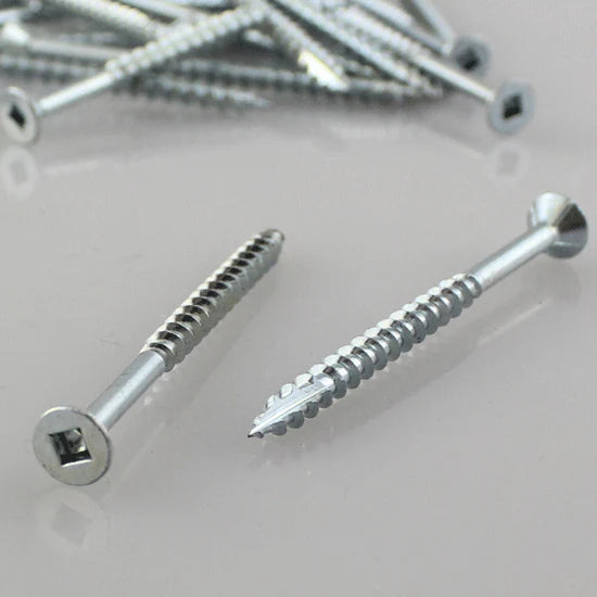 Eurofit 0803FH, #8 X 3" Flat Head Screw #2 Square Type 17 (500/Box)