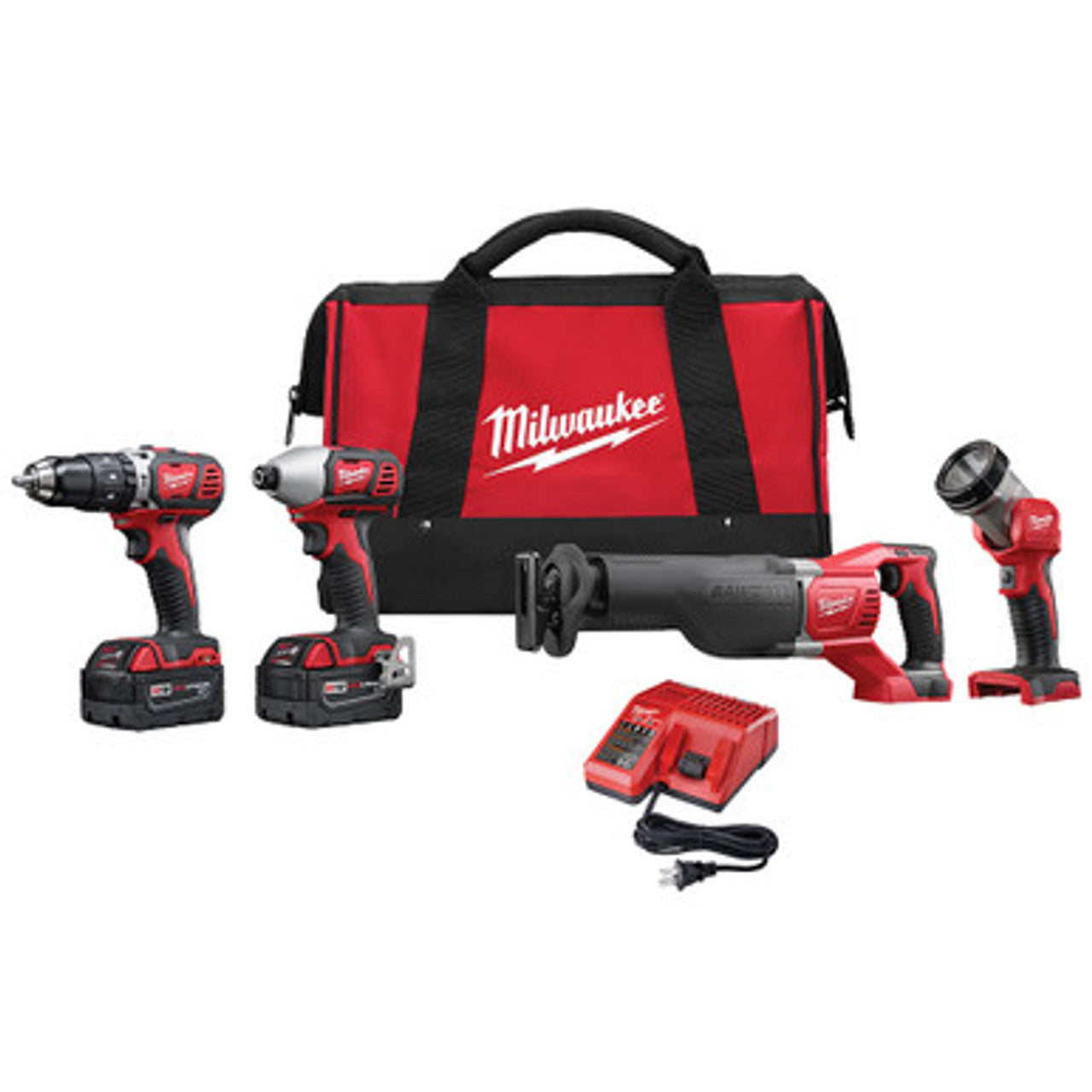 Milwaukee 2696-24, M18 Cordless 4-Tool Combo Kit
