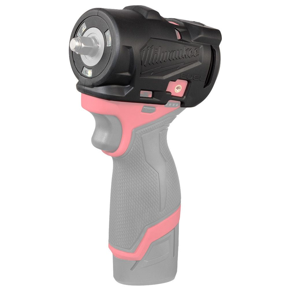 Milwaukee 49-16-3049, M12 FUEL™ 1/4" & 3/8" Subcompact Impact Wrench w/ Friction Ring Protective Boot