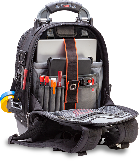 Veto Pro Pac VPP10092 - TECH PAC BLACKOUT Tool Backpack