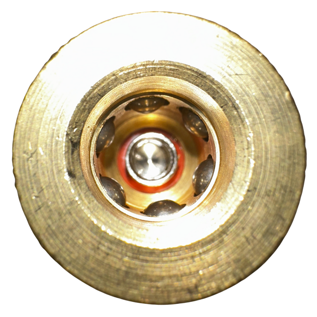 ROLAIR CIM6-1438, 6 BALL INDUSTRIAL COUPLER(MALE) 1/4' BODY 3/8" MNPT