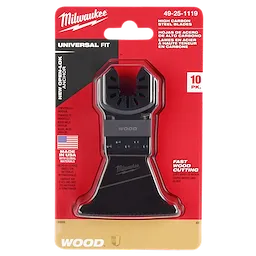 Milwaukee 49-25-1119, OPEN-LOK 2-1/2" HCS WOOD BLADES 10PK