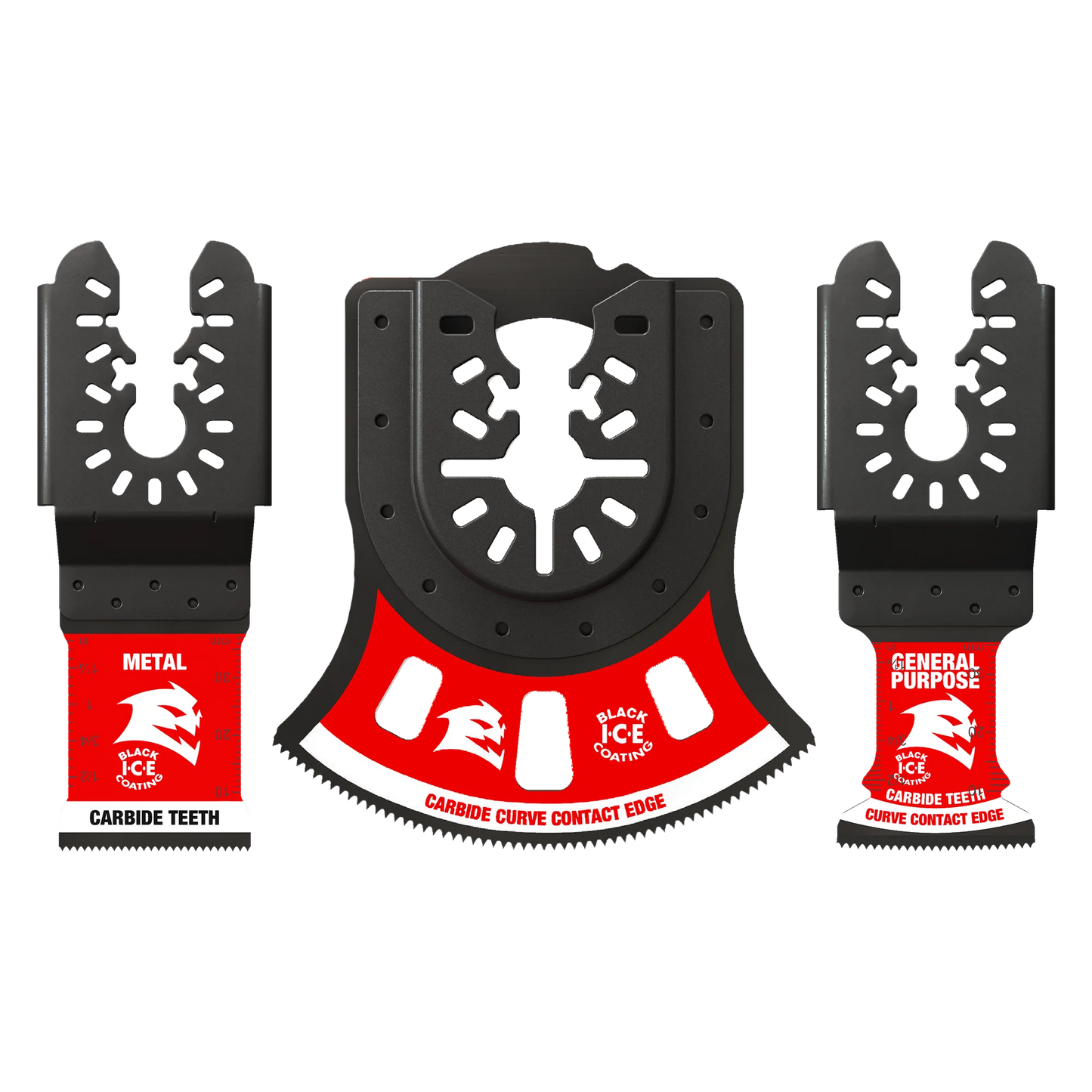 Diablo DOU3CS, 3 Piece Universal Fit Carbide Oscillating Blade Set