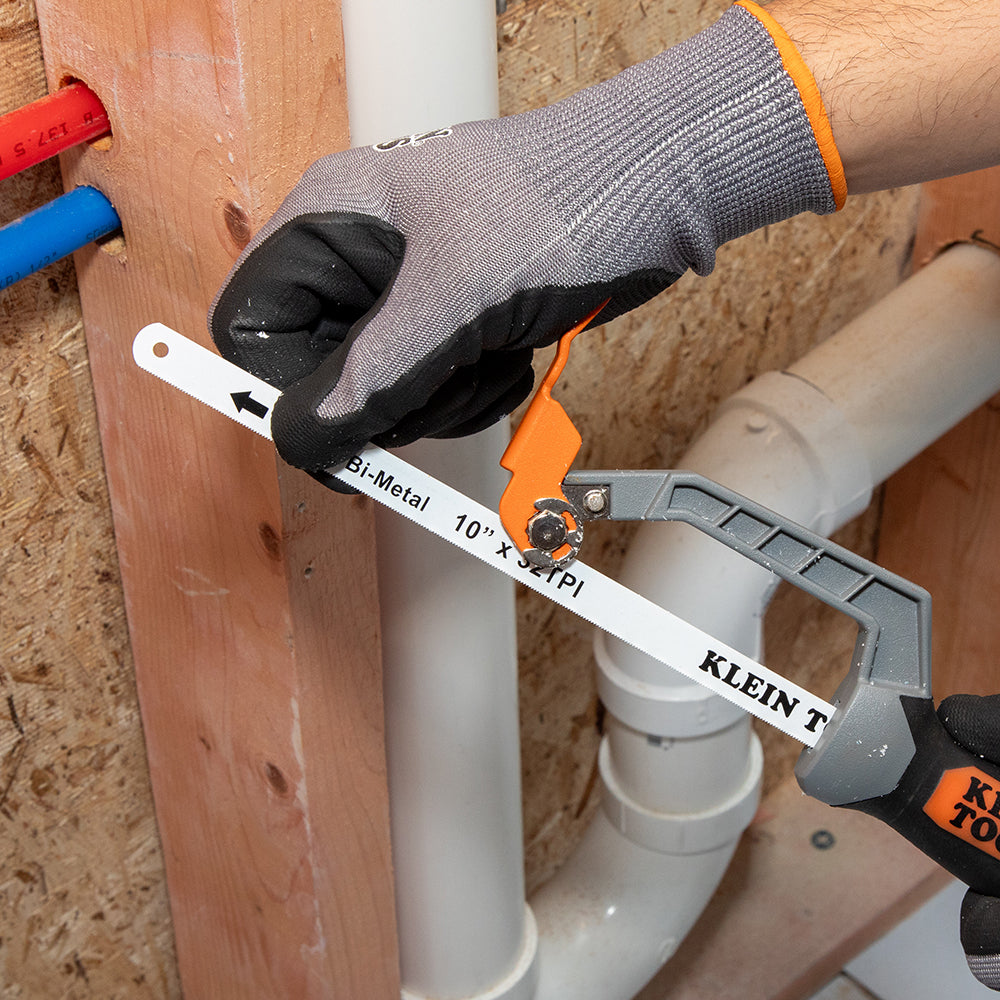 Klein Tools 31432FC, Compact Finish-Cut Hacksaw