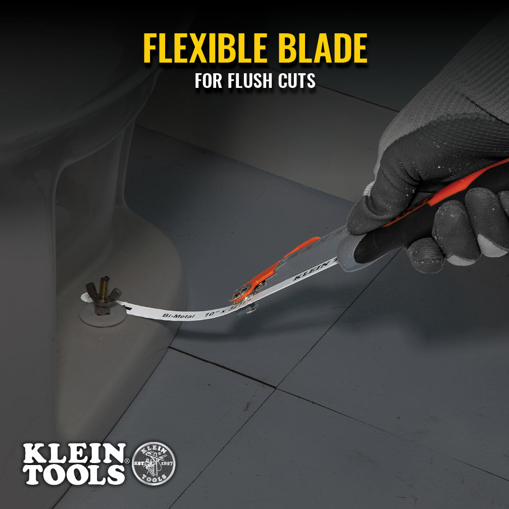 Klein Tools 31432FC, Compact Finish-Cut Hacksaw