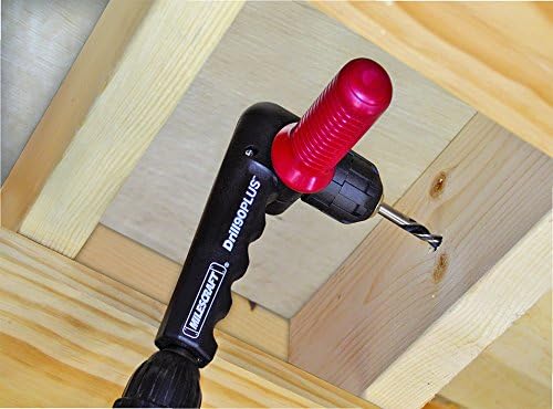Milescraft 1304, Drill90 PLUS, Right Angle Drill Attachment with Keyless Chuck