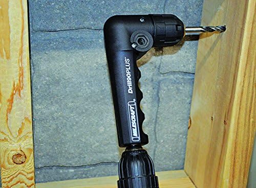 Milescraft 1304, Drill90 PLUS, Right Angle Drill Attachment with Keyless Chuck