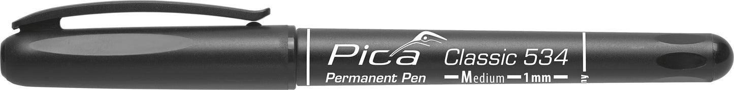 Pica 534/46, Permanent-Pen 'M' black, round tip, 1,0mm