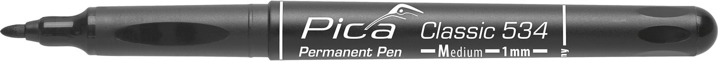 Pica 534/46, Permanent-Pen 'M' black, round tip, 1,0mm