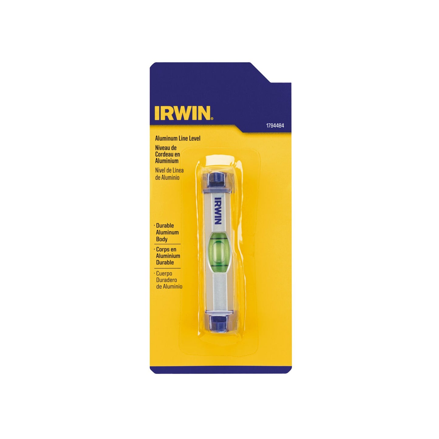 IRWIN 1794484, Aluminum Line Level, Silver