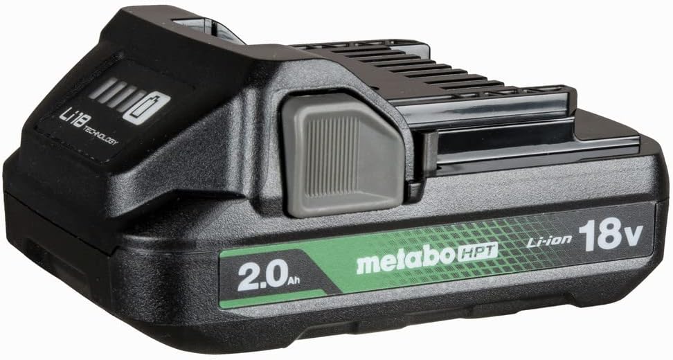 Metabo HPT 377797M, 18 Volt 2.0Ah Lithium Ion Battery with Fuel Gauge