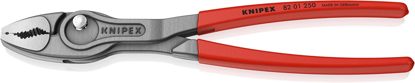 Knipex 00 20 06 US4, 3 Pc TwinGrip Pliers Set, Plastic Dipped (6", 8", 10")
