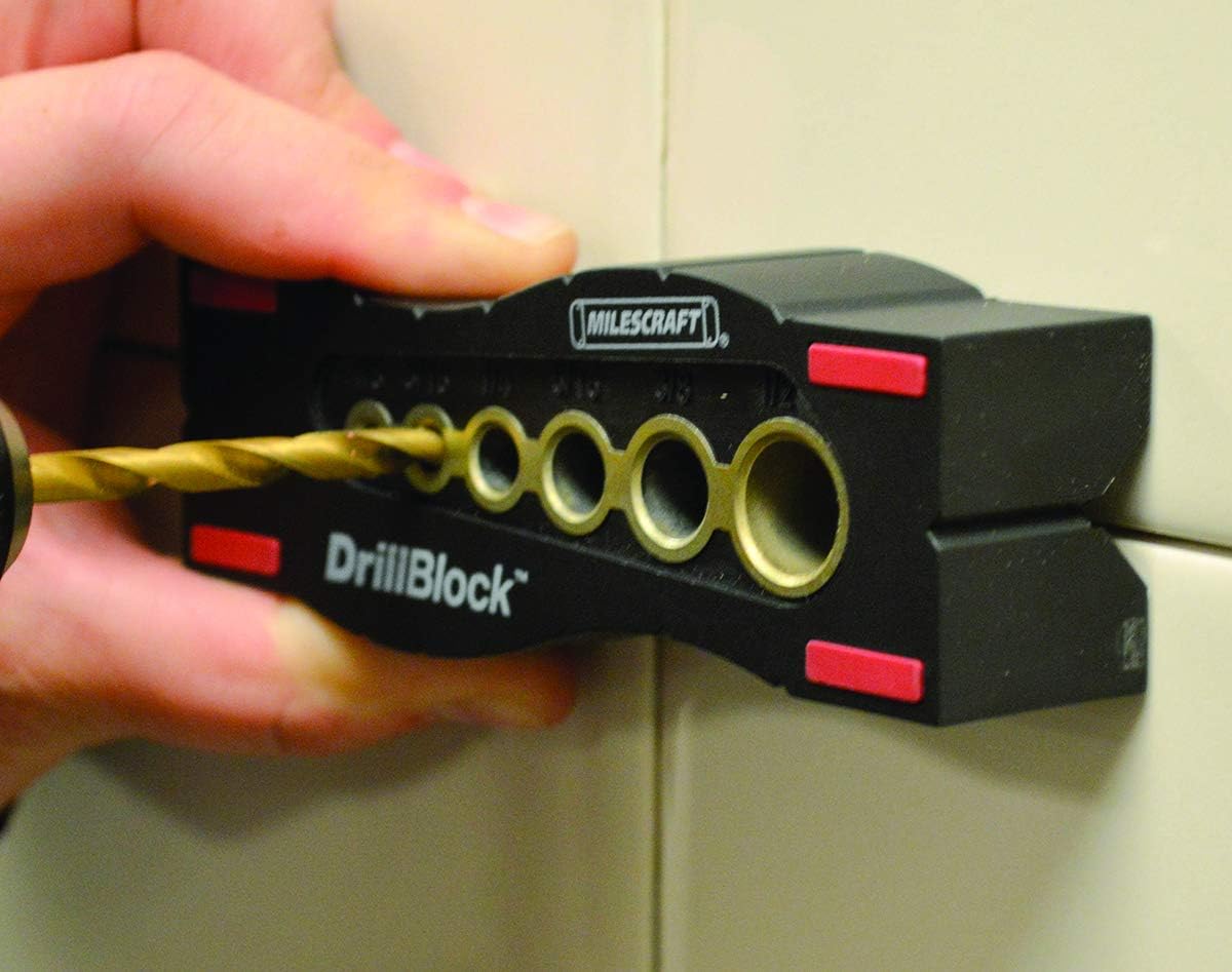 Milescraft 1312, Drill Block (Imperial) Handheld Drilling Guide