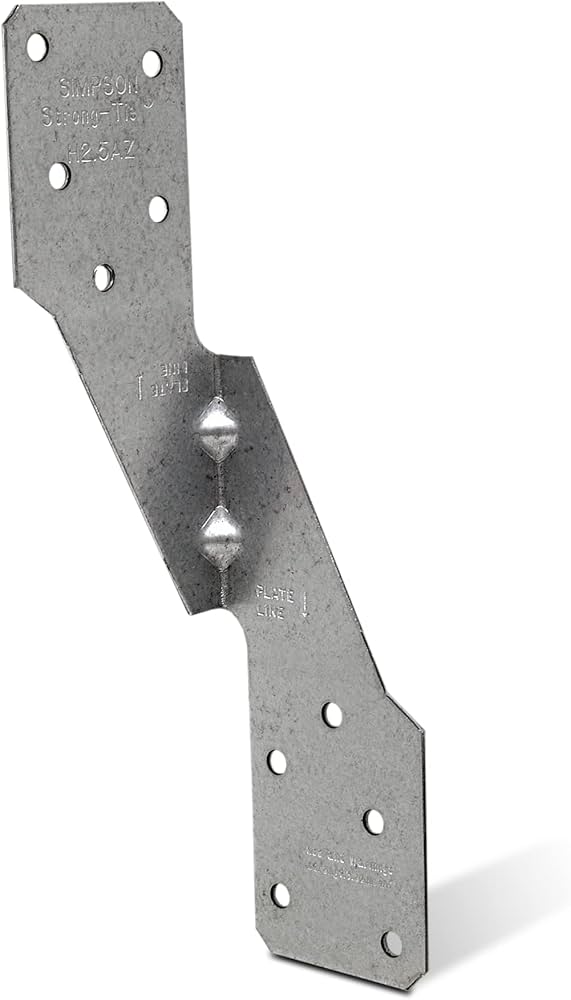 Simpson Strong Tie H2.5A, 18-Gauge Galvanized Hurricane Tie (100/Box)