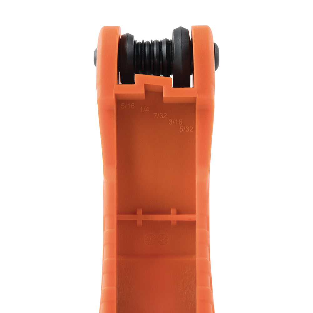Klein Tools 70553, Pro Folding Hex Key Set, 31-Key, SAE, Metric, TORX® Sizes, 3-Piece