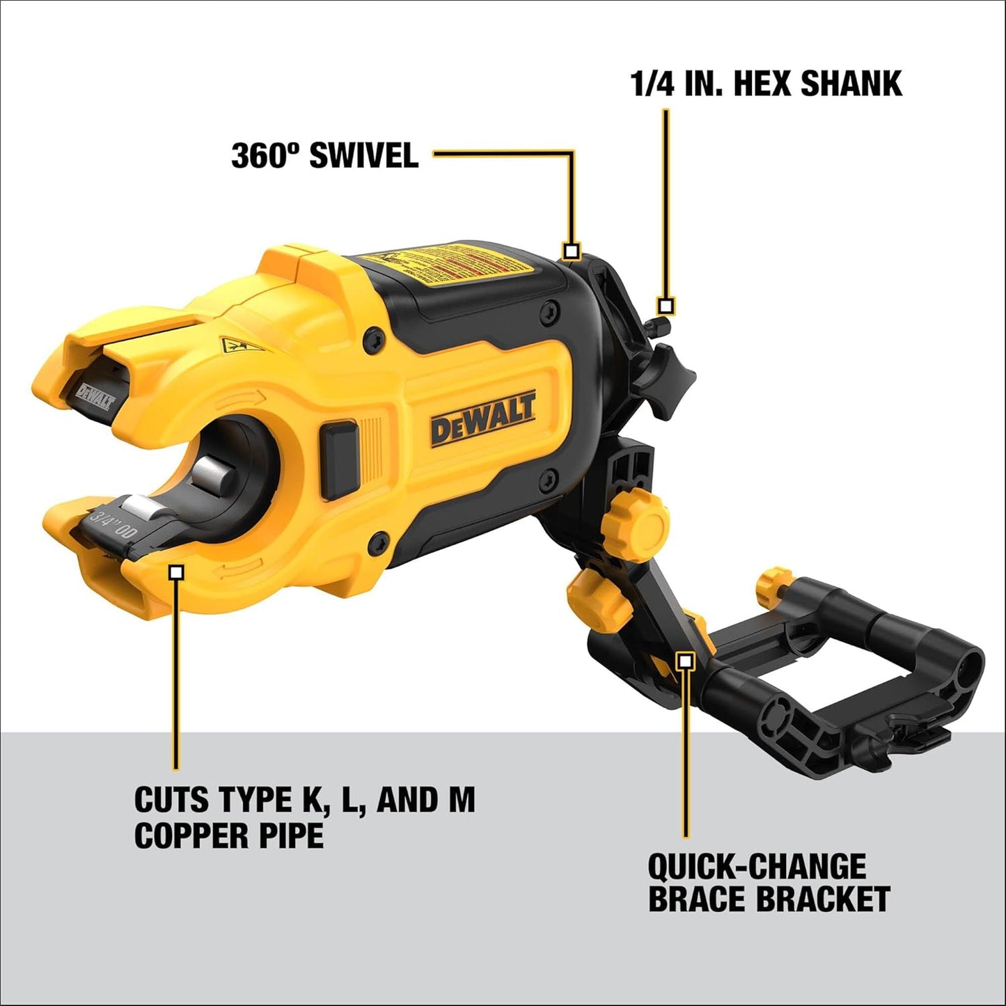 DEWALT DWACPRIR, Impact Ready Copper Tubing Cutter