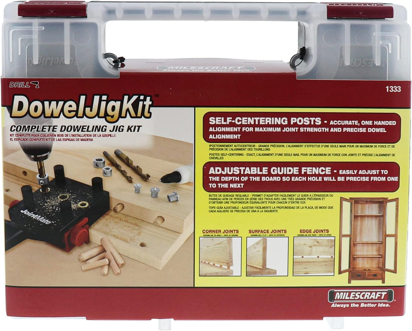 Milescraft 1333, Dowel Jig Kit (Imperial)