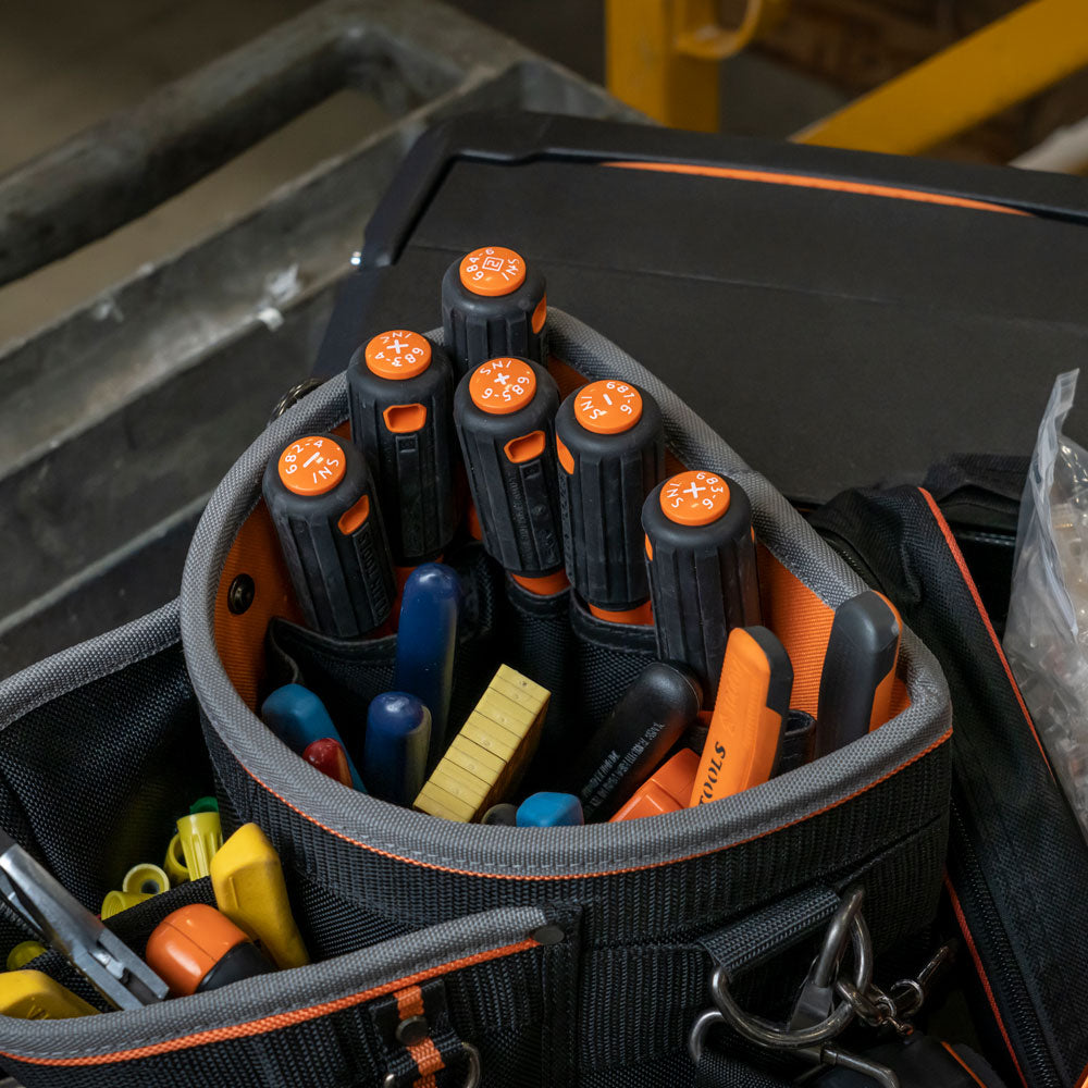 Klein Tools 85077INSR, Insulated Screwdriver Set Plus Magnetizer, 7-Piece