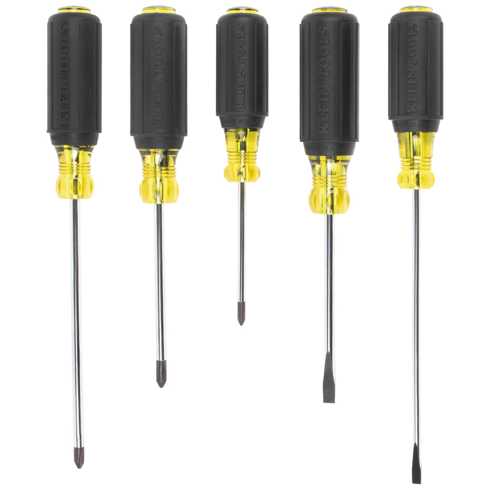 Klein Tools 85805, All-Purpose Screwdriver Set, 5-Piece