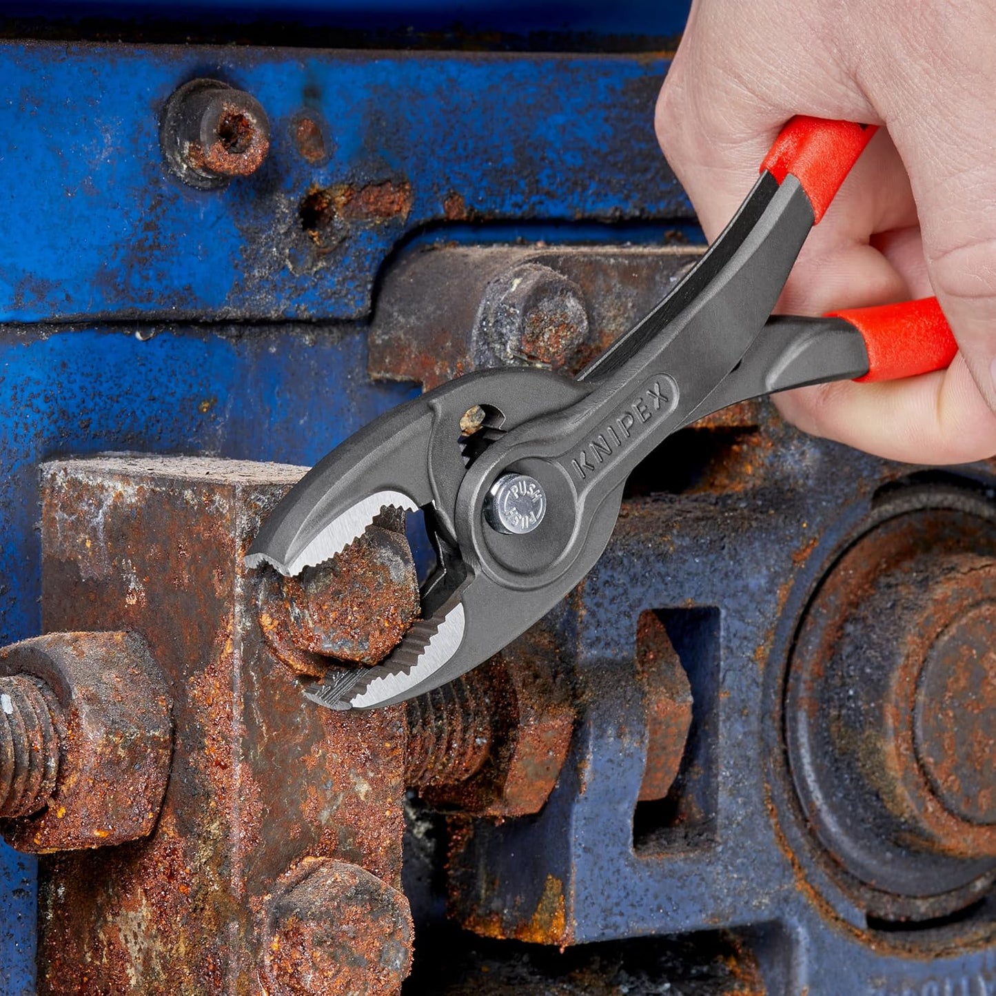 Knipex 00 20 06 US4, 3 Pc TwinGrip Pliers Set, Plastic Dipped (6", 8", 10")