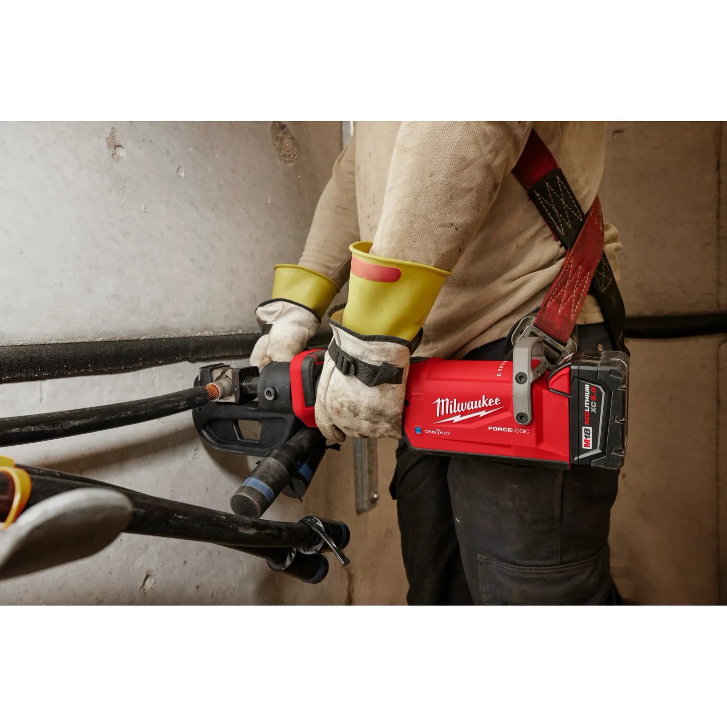 Milwaukee 2878K-22, M18â„¢ FORCE LOGICâ„¢ 12T Kearney Linear Crimper Kit