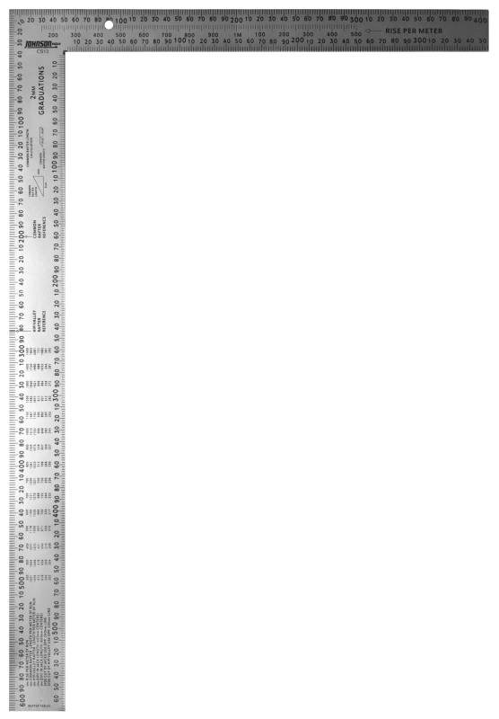 Johnson CS13, 400mm x 600mm Metric Steel Framing Square