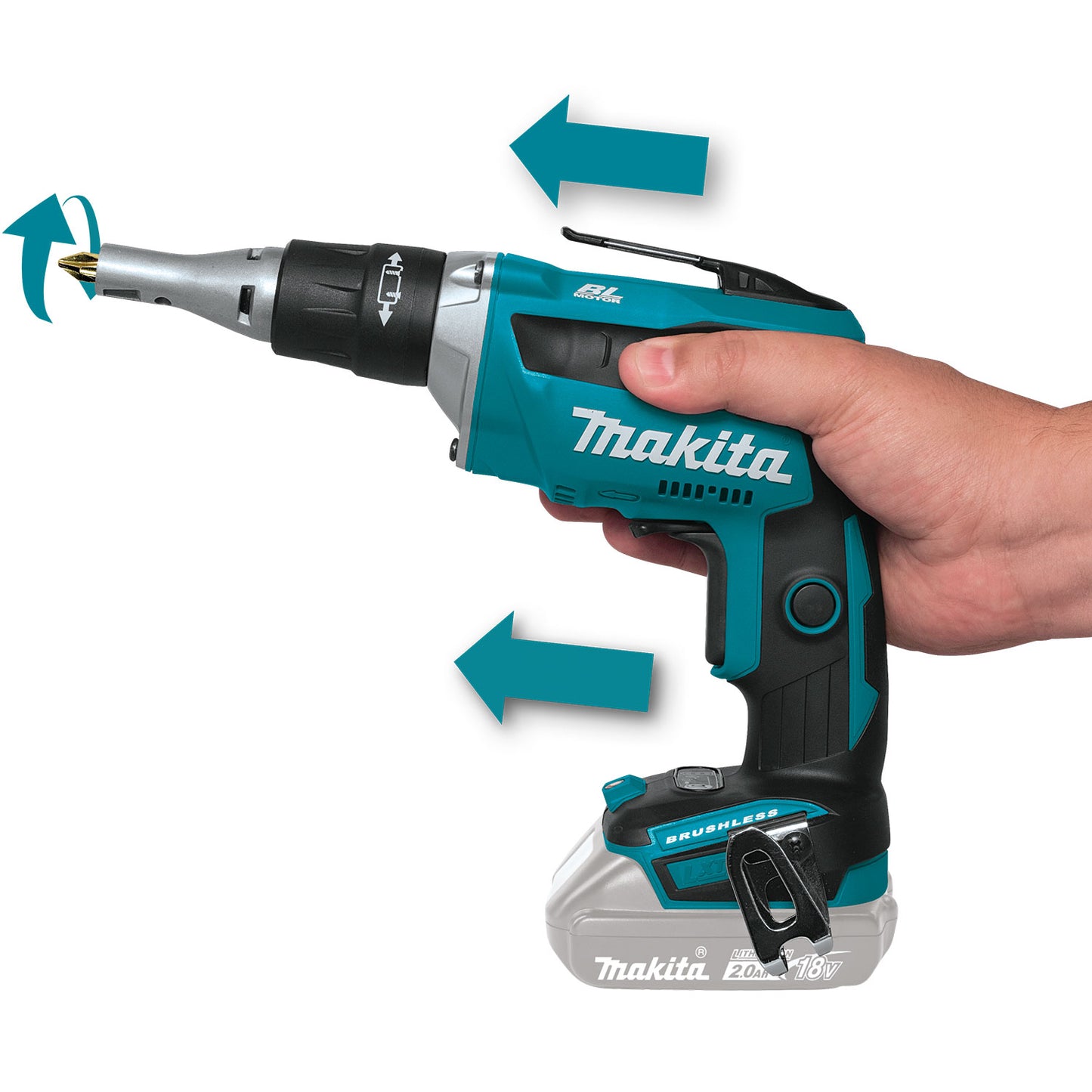 Makita DFS250Z, 1/4″ 18V Brushless 2,500 RPM Screwdriver