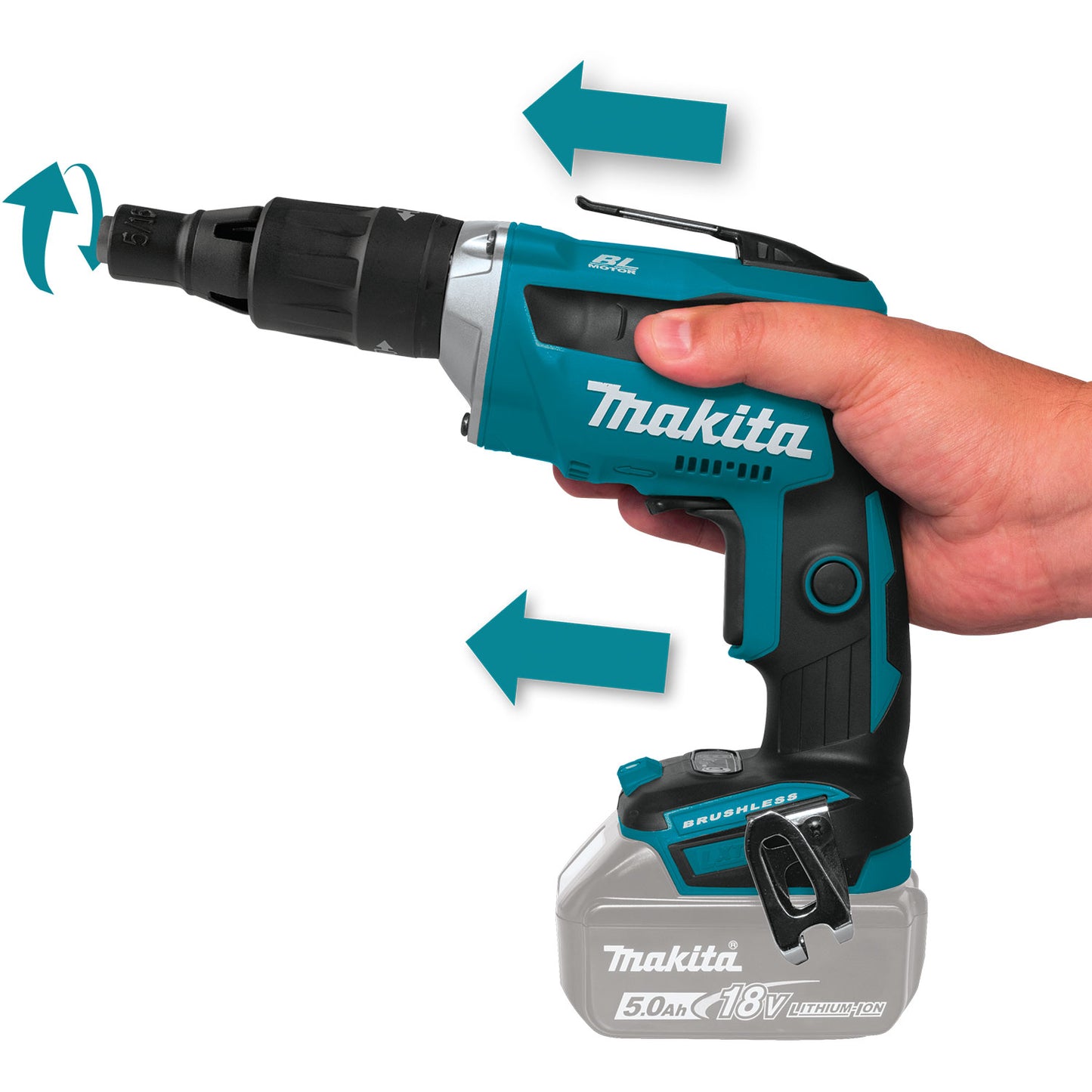 Makita DFS251Z, 1/4" Cordless Screwdriver with Brushless Motor (Tool Only)