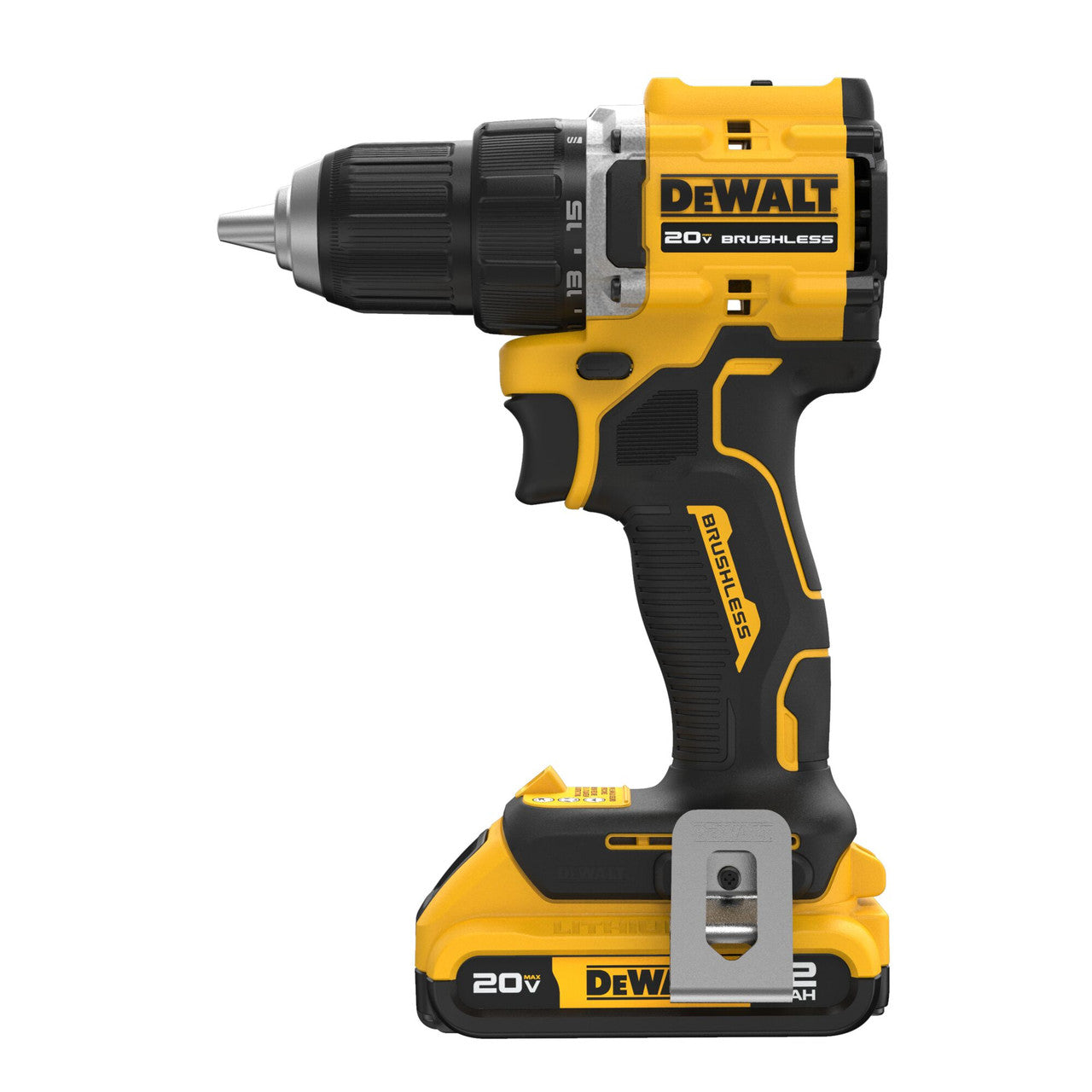 DEWALT DCD794D1, Atomic Compact Series 20V Max Brushless Cordless 1/2 In. Drill/Driver Kit
