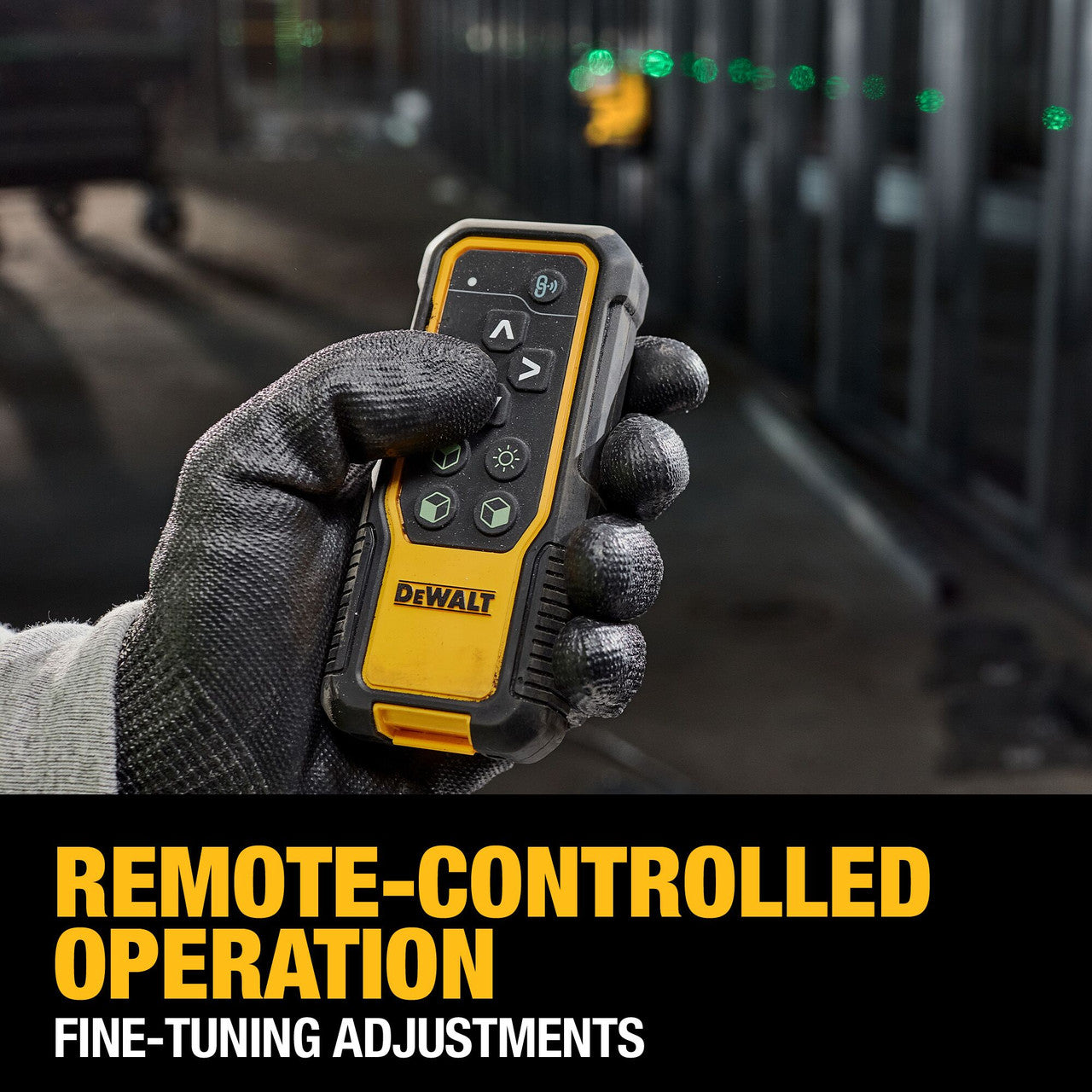 DEWALT DCLE34035D1, 20V Remote Control 3X360 Green Laser