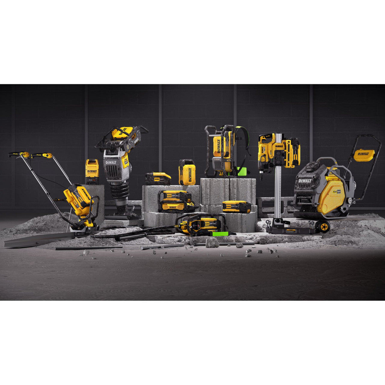 DEWALT DCPS660AG2, 60kg Cordless Rammer Kit