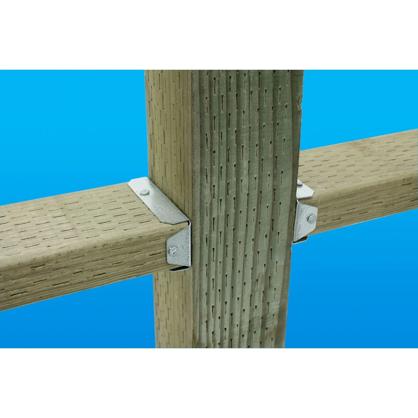 Simpson Strong Tie FB24Z, ZMAX Galvanized Fence Rail Bracket for 2x4