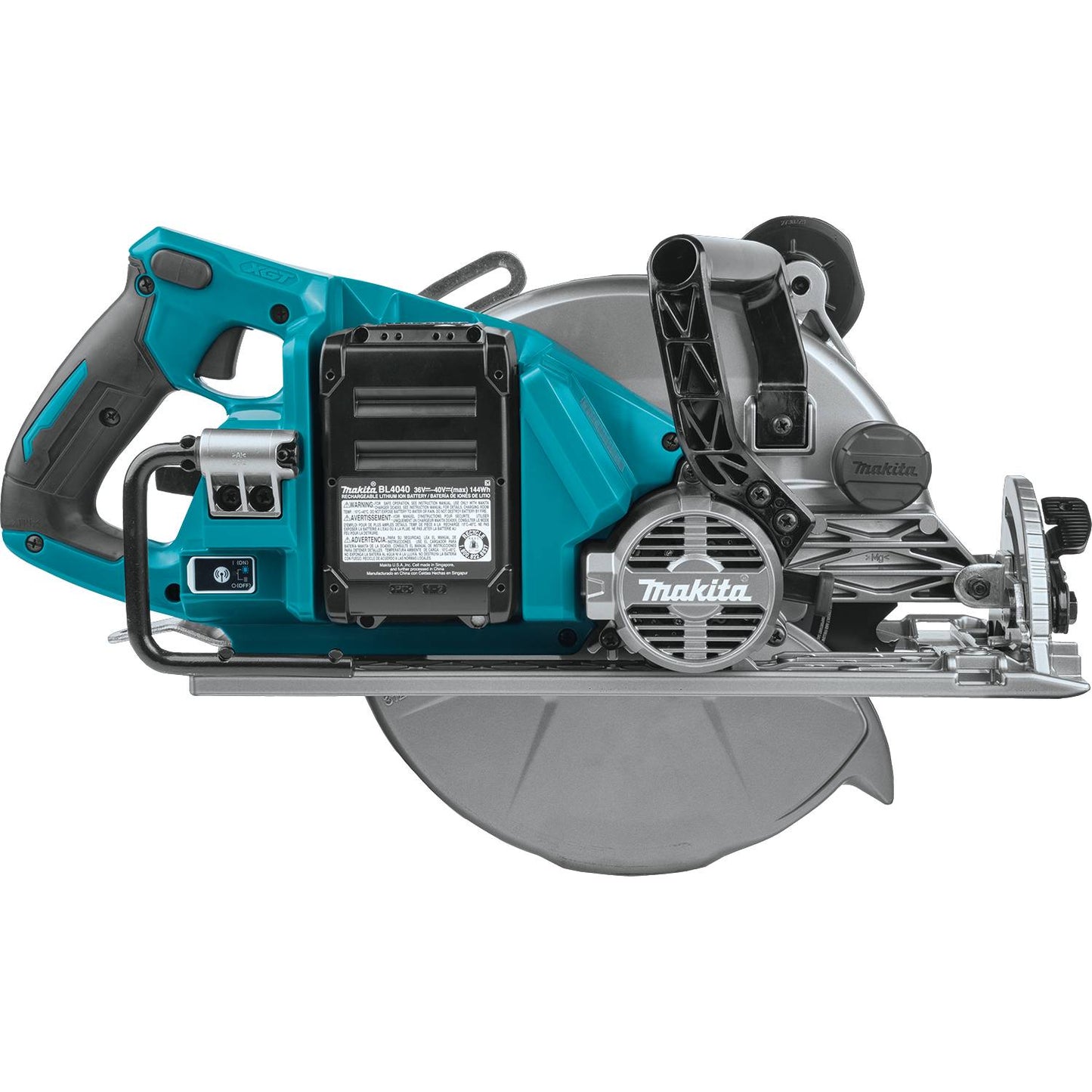 Makita RS002GM101, XGT 40V (4.0 Ah) MAX Li-Ion Brushless 10-1/4" Rear-Handle Circular Saw Kit