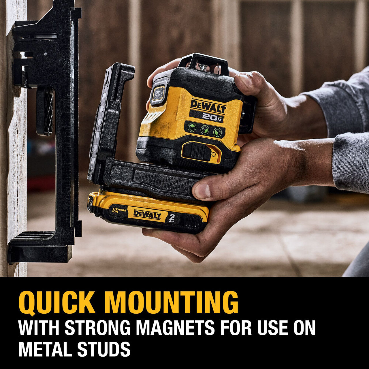 DEWALT DCLE34031D1, 20V 3X360 Line Laser