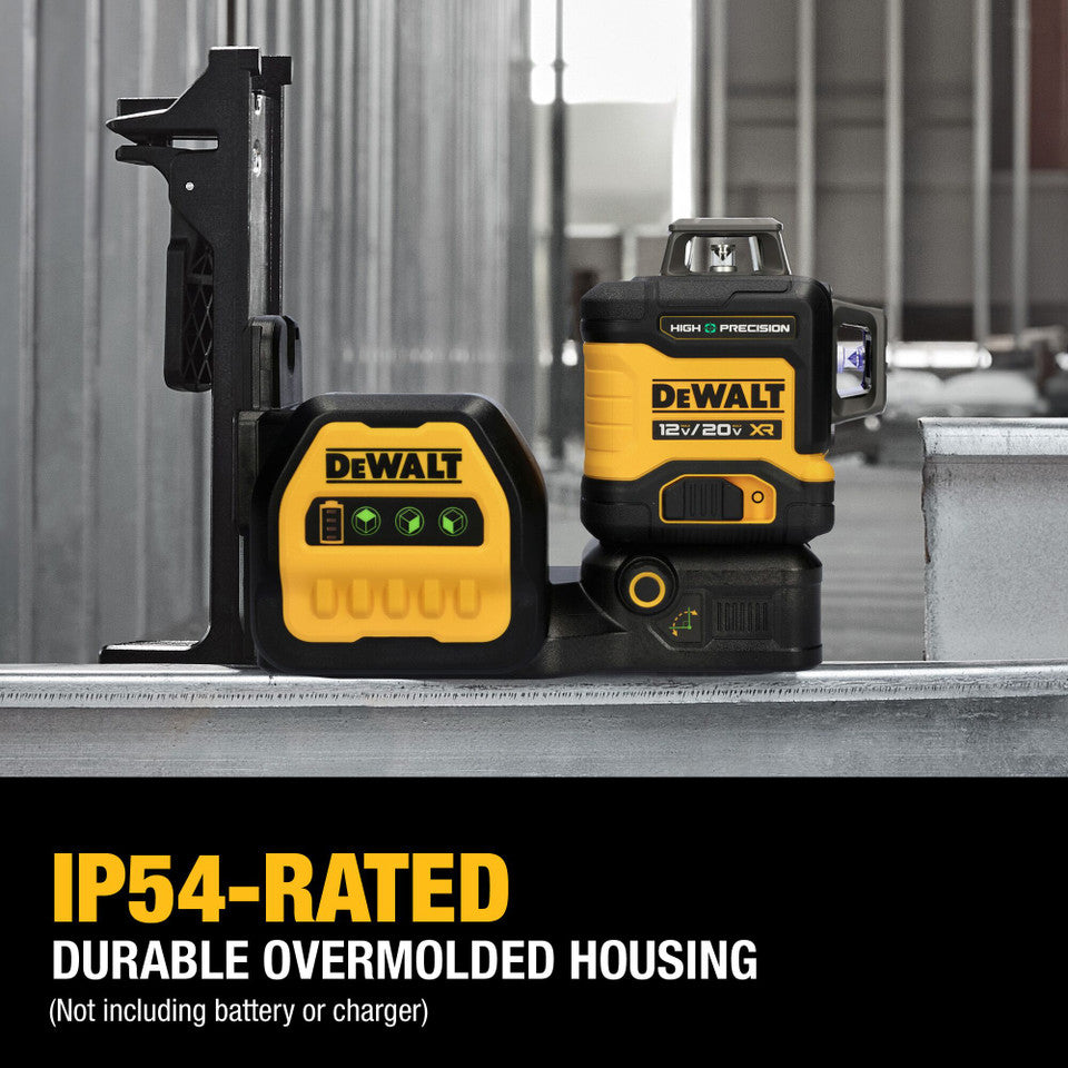 DEWALT DCLE34033D1, 20V Max XR 3 X 360° High Precision Green Laser