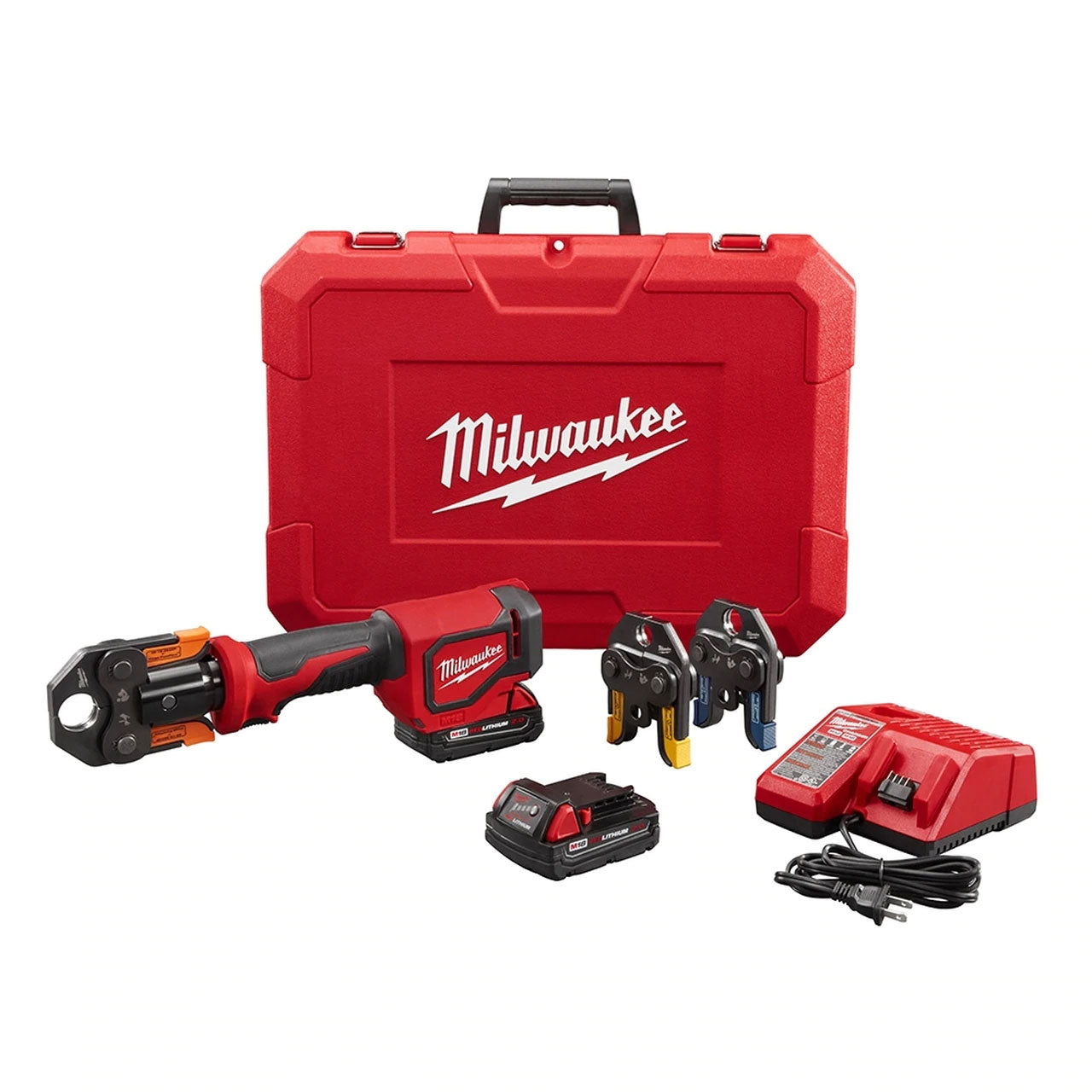 Milwaukee 2674-22P, M18 Short Throw Press Tool Kit w/ Viega PureFlow Jaws