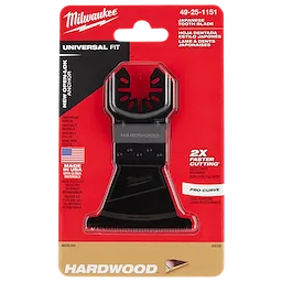 Milwaukee 49-25-1151, OPEN-LOK 2-1/2" HCS JAPANESE TOOTH PRO-CURVE HARDWOOD BLADE 1PK