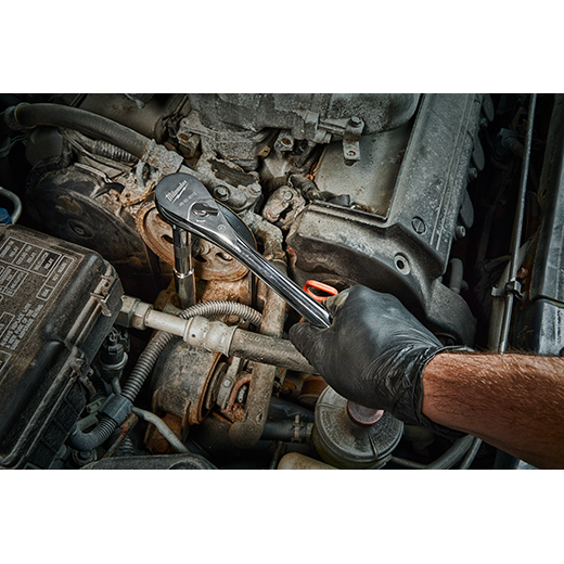Milwaukee 48-22-9487, 47pc 1/2" Drive Ratchet & Socket Set with PACKOUT™ Low-Profile Organizer