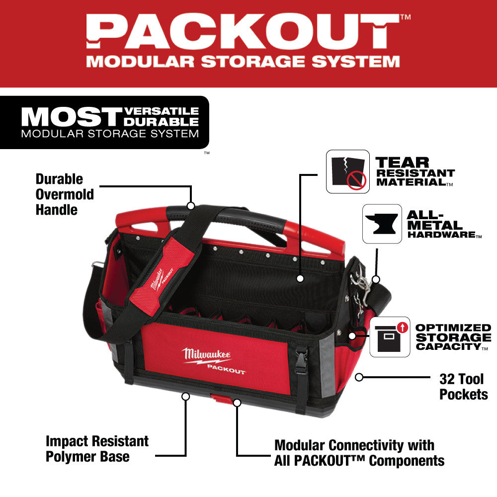 Milwaukee 48-22-8320, PACKOUT Tote 20"