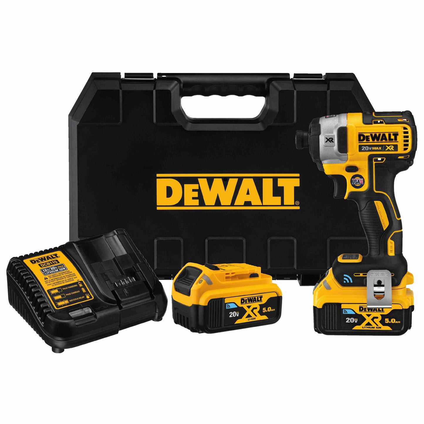DEWALT DCF888P2BT, 20V MAX XR Impact Driver Kit (w/ Tool Connect)