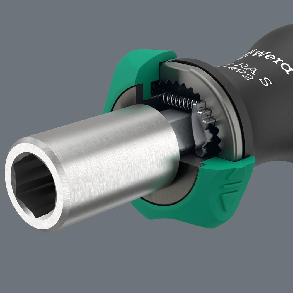 Wera 05051492001, 838 RA S Bitholding screwdriver with ratchet functionality, 1/4", 1/4" x 102 mm