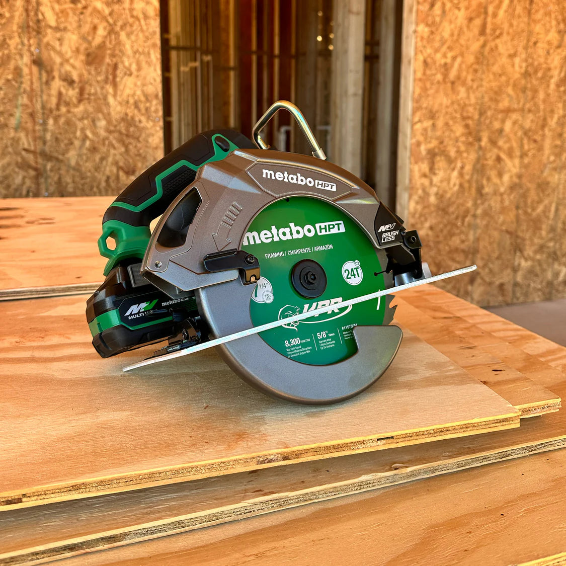 Metabo HPT C3607DBQ4M, 36V MultiVolt™ 7-1/4 Inch Cordless Circular Saw (Tool Only)