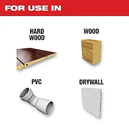 Milwaukee 49-25-1151, OPEN-LOK 2-1/2" HCS JAPANESE TOOTH PRO-CURVE HARDWOOD BLADE 1PK