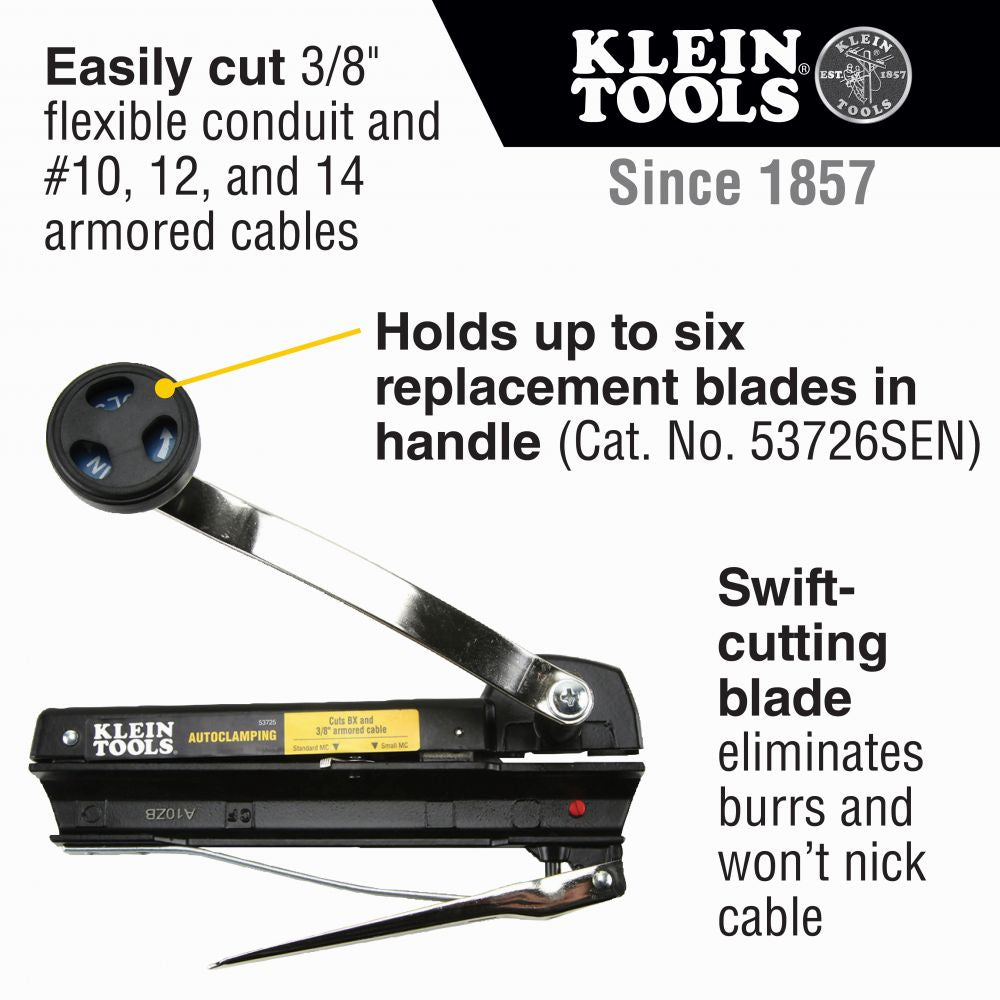 Klein Tools 53725, Armored and BX Cable Cutter