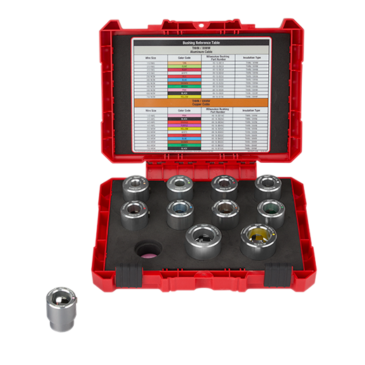 Milwaukee 49-16-BKITA, 1/0-750 MCM Al THHN/XHHW Bushing Kit